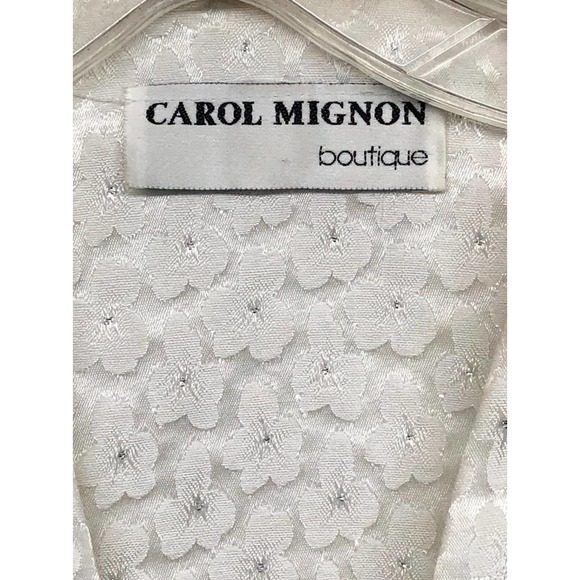 CAROL MIGNON JACQUARD COTTON SKIRT SUIT 10 - Picture 4 of 7